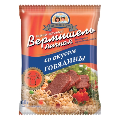 Александра и Софья 60гр 1*100 АССОРТИ брикет Лапша б/п
