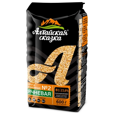 Алтайская сказка 600гр 1*12 Ячневая шл. в/с м/уп