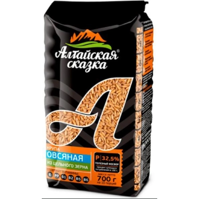Алтайская сказка 700гр 1*12 Овсяная м/уп