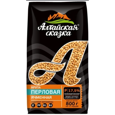 Алтайская сказка 800гр 1*12 Перловая м/уп