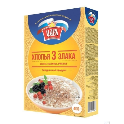 3 злака хлопья овсяные 