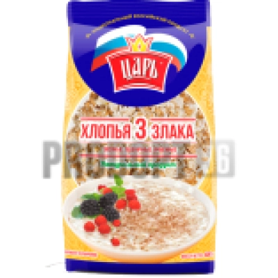 3 злака хлопья овсяные 