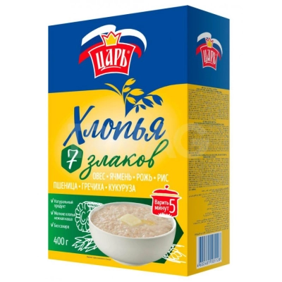 7 злаков  хлопья овсяные 