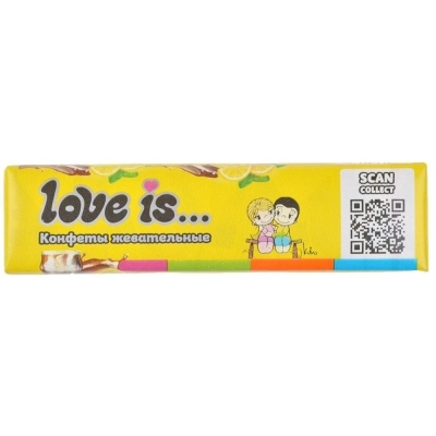 Love is Кола-лимон 20гр 1*24 жевательная конфета