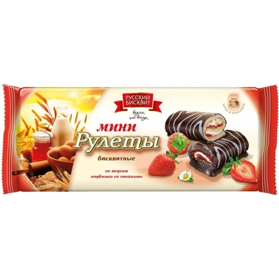 Мини-рулеты Русский Бисквит 175гр 1*15