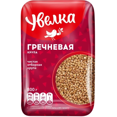 Греча (262) 800гр 1*6 Увелка м/у