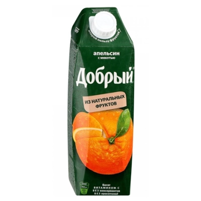 Добрый  1л. 1*12  Апельсин