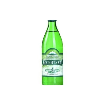 Ессентуки-4  0,45л 1*12 СТЕКЛО Целебный Источник Минеральная вода