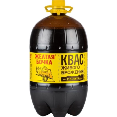 КВАС Жёлтая бочка 2.5л 1*4