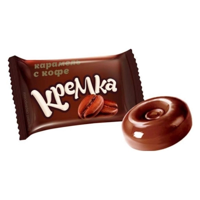 Кремка (РНК664) 1кг 1*6 с кофе Яшкино Карамель