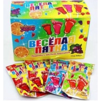 Веселая Пятка 11гр 1*48 с кислой пудрой