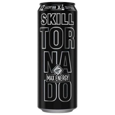 Торнадо ж/б 0,45 1*12 MAX SKILL Энергетический напиток