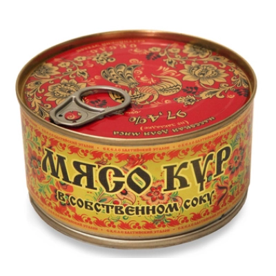 Мясо кур в с/с  325г 1*36 МКК Балтийский ж/б