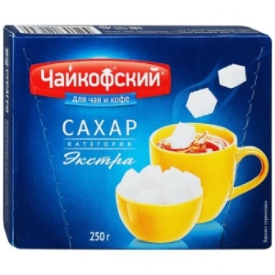 Сахар рафинад Чайкофский 0,25кг 1*40