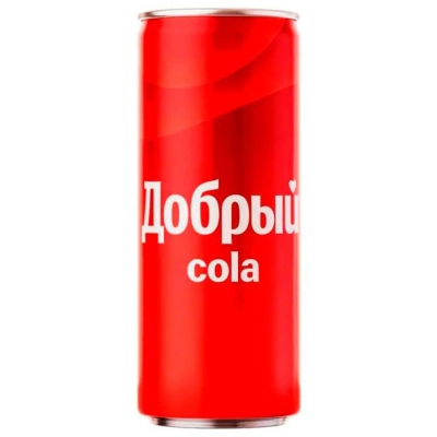 Добрый 0,33л КОЛА 1*24  Ж/Б газ.вода