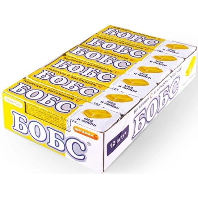 БОБС 35гр 1*12 Мёд-лимон