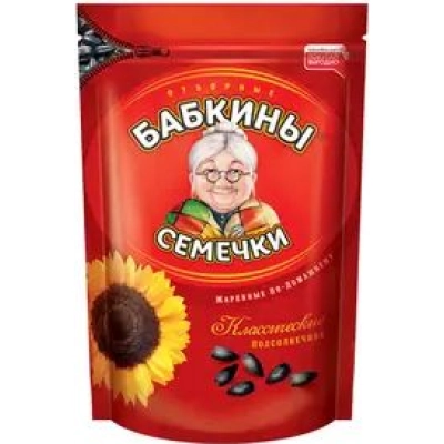 Семечки Бабкины 300гр 1*12 (БС852) жареные