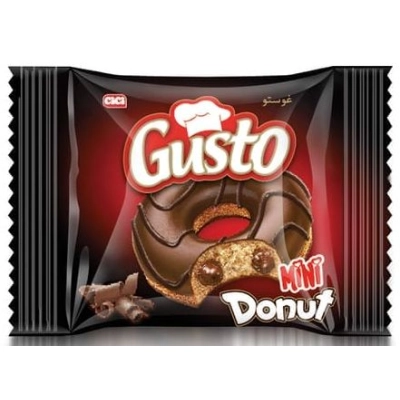 Кекс DONUT Gusto Шоколад 35гр 1*24
