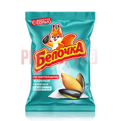 Семечки Белочка 70гр 1*50 солёные