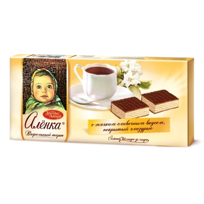 Торт вафельный Аленка 250гр 1*15