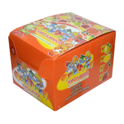 Фруктовая кислинка 10гр 1*100 Жевательная конфета