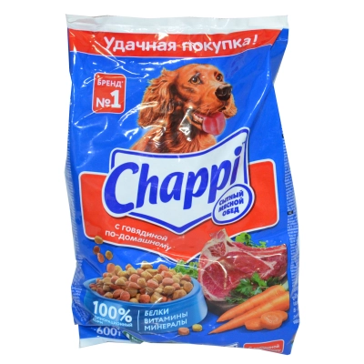 Чаппи 600гр 1*12 (синяя пачка)