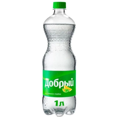 Добрый 1л ЛИМОН-ЛАЙМ 1*12 газ.вода