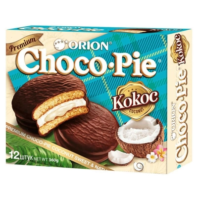 Чоко Пай Орион (12шт) 1*8 Кокос 360гр
