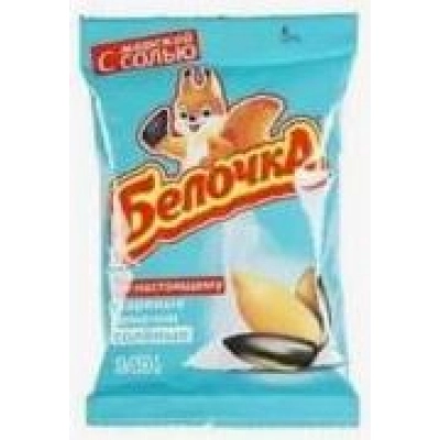Семечки Белочка 140гр 1*25 солёные