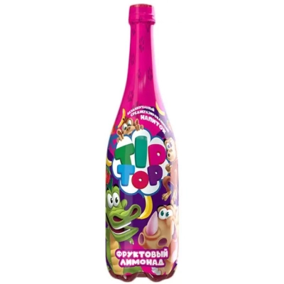 Шампанское детское 1л ПЭТ 1*6 TIP-TOP (фруктовый лимонад)