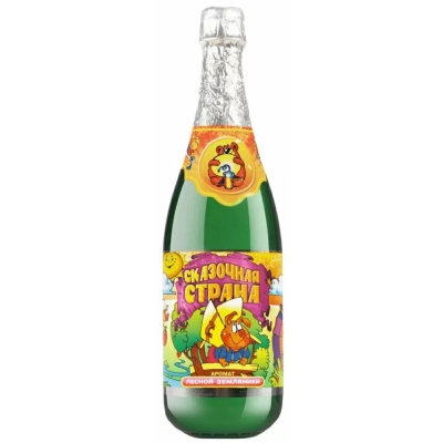 Шампанское детское 1л ПЭТ 1*6 Сказочная страна Земляника