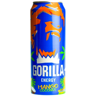 GORILLA 0,45 1*24 ж/б Манго-кокос Энергетический напиток