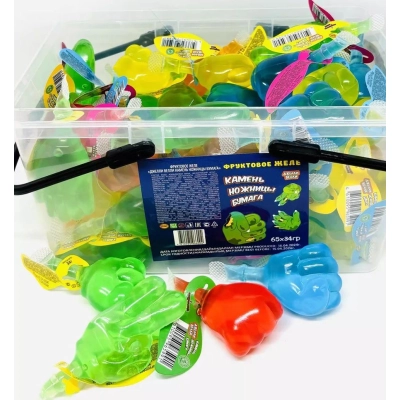 Желе Камень-ножницы-бумага 34гр 1*65