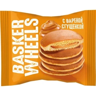 Панкейк Basker Wheels 36гр 1*28 (ВБ118) варёная сгущёнка Яшкино