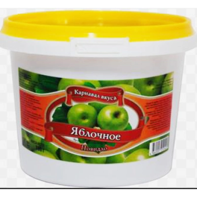 Повидло Карнавал Вкуса ВЕДРО 800г 1*8 Яблоко