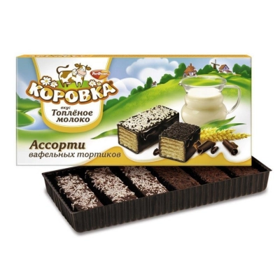 Торт вафельный Коровка 200гр*6