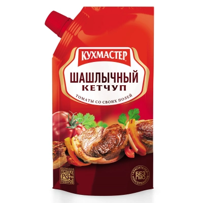 Кетчуп Кухмастер 500гр 1*12 Шашлычный