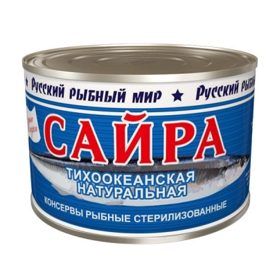 Сайра НДМ 250гр 1*48 Русский Рыбный Мир