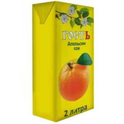 Гость 2л 1*6 Апельсин ГОСТ Сок