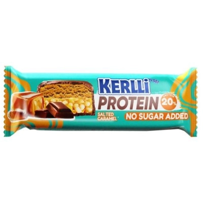KERLLI ПРОТЕИН Солёная карамель 40гр 1*30  батончик