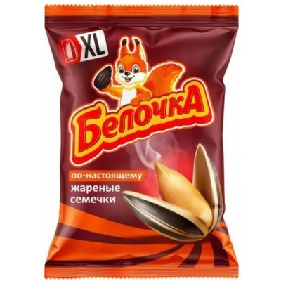 Семечки Белочка XL 100гр 1*30 жареные