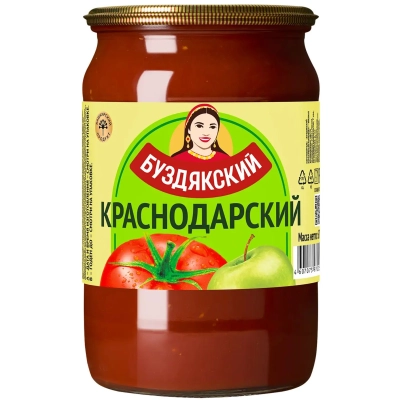 Соус БУЗДЯКСКИЙ 670гр 1*8 Краснодарский ст/б