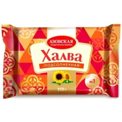 Халва подсолнечная 250гр 1*18 АЗОВ