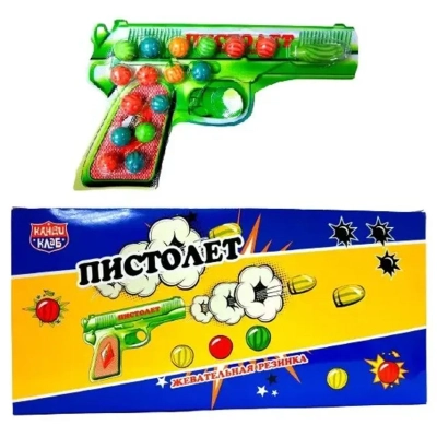 Пистолет 14гр 1*24 жевательная резинка