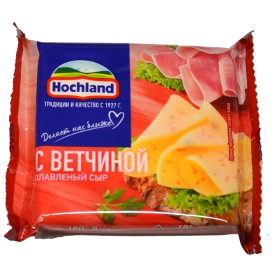 Сыр Хохланд 150гр.Сливочный для тостов 1*9