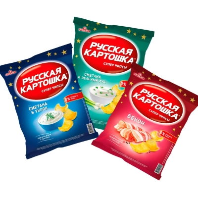 Русская Картошка 50г 1*24 АССОРТИ Чипсы