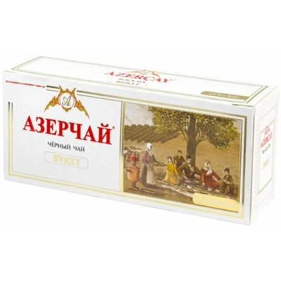 Азерчай  25пак 1*12 чёрный Букет б/к