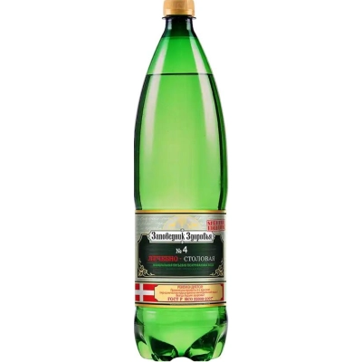 Ессентуки ПЭТ-4 1,5л 1*6 Заповедник Здоровья Минеральная вода