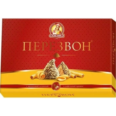 Перезвон в вафельн.крошке 220гр 1*6 Славянка