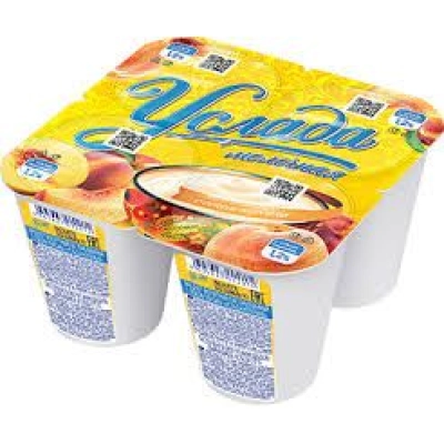 Услада йогурт 1,2% 95гр 1*24 персик